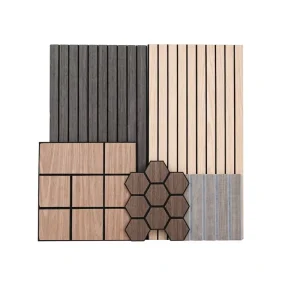 MDF Acoustic Panels Custom Made Soundproofing Felt Sound Absorption Modern Fireproof Eco Friendly for Kindergartens KTVs