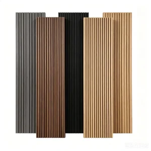MDF Wood Slat Acoustic Panel Recycled Akupanel Wood Acoustic Wall Panels Commercial Acoustic Space