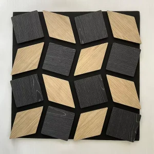 MDFPET Acoustic Wall Panels Wooden Slat Grilles Soundproof Sound absorbing Panelsexport grade Quiet Noise resistant Hebei