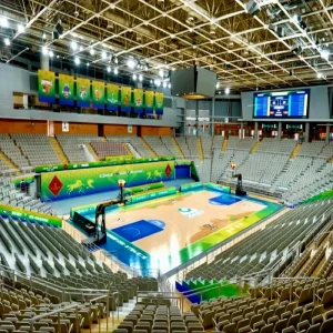MERRY LOCK Customizable Portable Indoor Sports Court Eco Friendly Durable Solid Maple Certified 2 Year Warranty Basketball