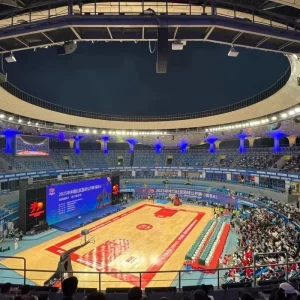MERRY PRO All in One Portable Sports Floor for Indoor Basketball & Multi Game Courts Ultra Fast Eco Wood Installation
