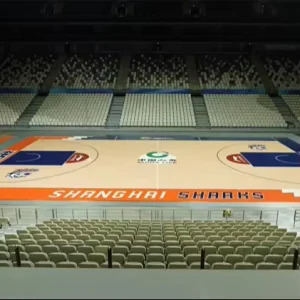 MERRY PRO Engineered Maple Sports Flooring for Indoor Use Portable Fire Resistant Durable Solution for School Gyms Multi Sport