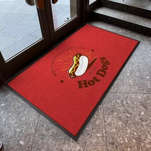 Machine-Made Non-Slip Low-Pile Nylon Floor Mat Doormat