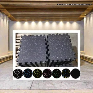 Manufacture 12-50mm Protective Rubber Flooring Tile for Gym
