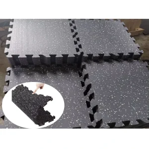 Manufacture Gym Flooring Interlock Gym Rubber Puzzle Flooring Mat