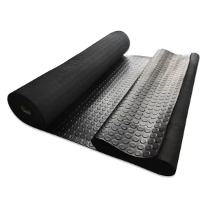 Manufacturer Anti Slip Rubber Floor Mat Custom Coin Pattern Floor Rubber Matting Roll