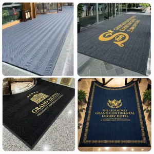 Manufacturer Commercial Pineapple-Pattern Nylon Handwoven Entrance Doormat with Dust Removal
