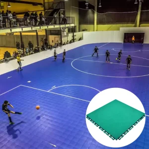 Manufacturer Directly Sales Waterproof Anti Scratch Interlocking Floor Tiles Eco Friendly Plastic PP Soccer Futsal Flooring