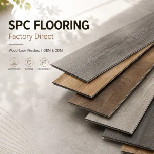 Manufacturer Factory OEM ODM Rigid Core Waterproof Silent Click Lock Flooring Residential Use Durable Plastic Flooring