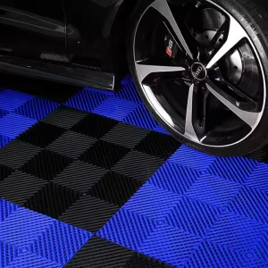 Manufacturer Heavy Duty Waterproof Interlocking Modular PP Car Showroom Workshop Plastic Flooring Garage Floor Tiles