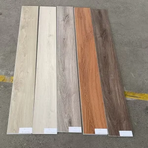 Manufacturer Indoor Wooden Grain Spc Vinyl Laminate Flooring Click Plank for Villas Hotel