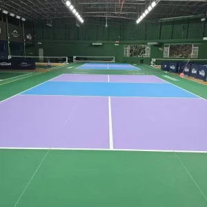 Manufacturer Pickleball Court Flooring Roll Crystal Sand Non Slip Sports Floor for Clubs and Schools