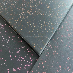 Manufacturer Shock Absorbing Gym Rubber Flooring Wear Tear Resistant Stable Rubber Mat for Fitness Club Bulk Order