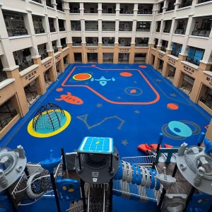 Manufacturers Directly Sale UV-Resistant Durable Waterproof Eco-friendly EPDM Rubber Granules Kids’ Playground Sports Flooring