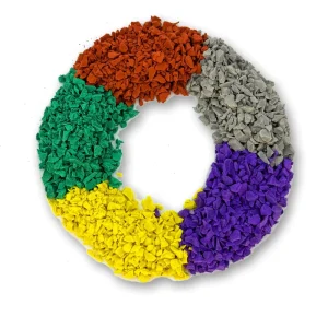 Manufacturers Directly Sale UV Resistant Durable Waterproof Eco friendly EPDM Rubber Granules Kids’ Playground Sports Flooring