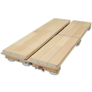 Maple Birch Wood Sports Floor Modular Flooring for Indoor Basketball Court Anti Slip Shock Absorption Scratch Resistance