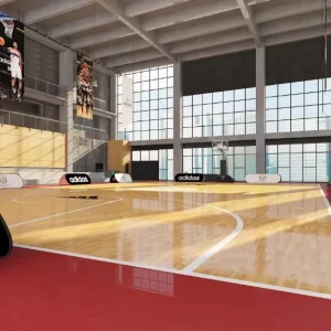 Maple Solid Wood T&G Indoor Basketball Court Sports Flooring with Shock Absorption