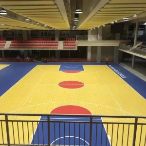 Maple Sport Court Indoor Sports Flooring with Water-Based Top Coat