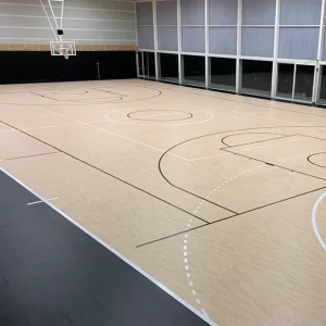 Maple Sports Biomass Eco-Friendly Wooden Flooring Interlocking Tile Durable Waterproof Sports Court Flooring System