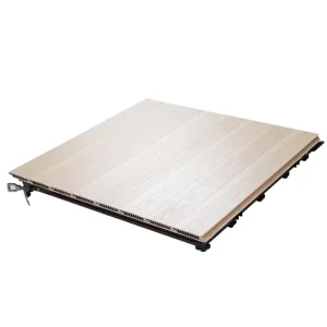 Maple Sports Wooden Flooring Adjustable Indoor Outdoor Floor Tiles for Kids Adults Safe Interlock System Durable Hardwood