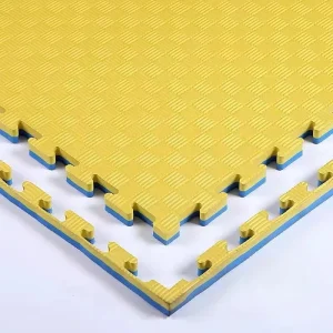 Martial Arts EVA Foam Mats 1m x 1m 5cm Thick Puzzle Exercise Floor Cushion for Yoga Fitness