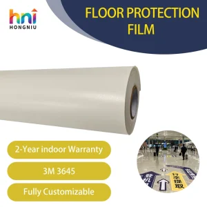 Matte Finish PVC Floor Protection Film, Dustproof, Strong Adhesion, High Transparency