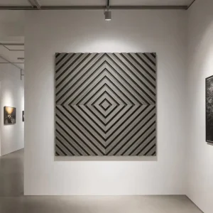 Mdf Paneling Panneau Acoustique PET Felt Back Sound Absorbing Decor Cladding ForInterior Noise Reduction Wall Decoration