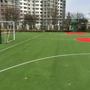 Meisen Blue Red Green Color Artificial Grass 10mm 12mm for Outdoor Basketball Volleyball Court Padel Tennis Sports Flooring Turf