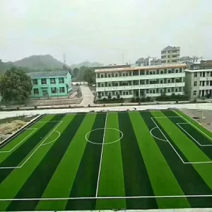 Meisen Durable Green PE Artificial Grass 40mm 50mm for Outdoor Park Garden School Football Padel Tennis Playground Sports Turf