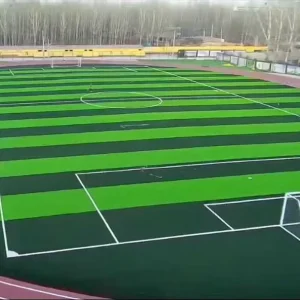 Meisen Low Price Durable PE Artificial Grass 40mm 50mm for Outdoor Soccer Football Playground Padel Tennis Basketball Sport Turf