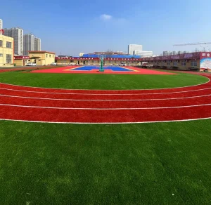 Meisen Low Price Green Artificial Grass 30mm 40mm 50mm for Outdoor Soccer Football Playground Padel Tennis Basketball Sport Turf