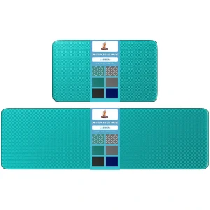 Memory Foam Non-Slip Waterproof Anti-Fatigue PVC Ergonomic Cushioned Kitchen Mat