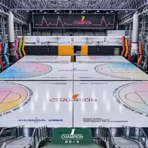 Merry Badminton Basketball Tennis Indoor Flooring High Density Eco friendly Maple Varnish Fireproof Wood Courts Portable Fixed
