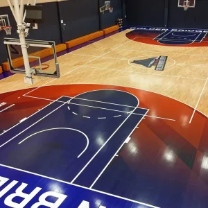 Merry Flame Elite Maple Flooring Indoor Sports Court High Density Long Lasting Surface for Basketball and Badminton Courts