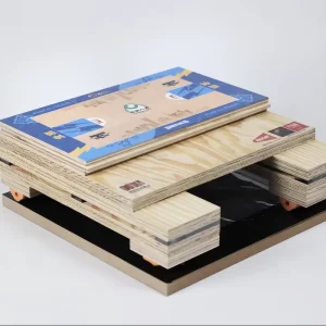 Merry Mars Maple Solid Wood Sports Field Flooring Basketball Court Futsal Courts Shock Absorption Fire Resistant Durable