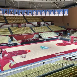 Merry Pro High Density Portable Sports Flooring for Indoor Use Fire Resistant for Basketball Badminton Volleyball Courts