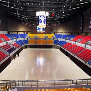 Merry Rekindle Tempo Maple Wood Flooring High Density Fireproof Durable Eco Friendly Multi Use Sports Hall Basketball Court