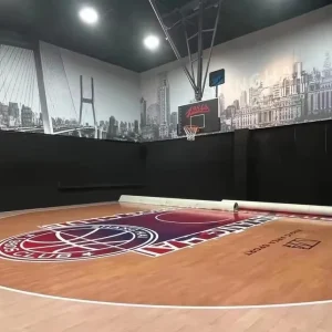 Merry Solid 22mm High Density Maple Indoor Sports Flooring Fireproof Eco Friendly Multi Functional Courts for Badminton