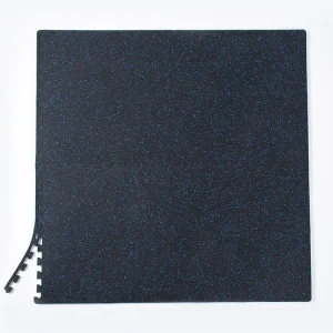 Shock-Absorbing EVA Foam Mat Neon Color Puzzle Mats for Use Beneath Trampolines Rubberized Top