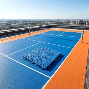 Mini Modular PP Pickleball Court Flooring for Rooftop Terraces and Residential Use