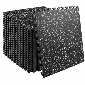 Model 01 Waterproof Interlocking EVA Foam Floor Tiles with Rubber Top Surface for Home Gyms and Fitness Rooms