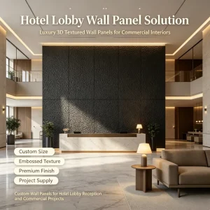 Modern 3D Design Decorative Wall Panel Acoustic Engineered Solid Wood Wallboard Soundproof Interior Wall Cladding Panel
