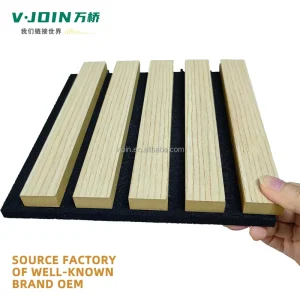 Modern 60cm Self Adhesive Soundproof Wood Acoustic Panel Oak Akupanel for Graphic Design Spaces
