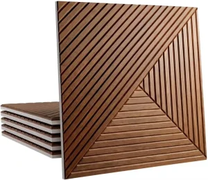 Modern Acoustic Panel Sound Absorbing Polyester Fiber Soundproof Wall Panel for Office KTV Bedroom Hotel Interior Decoration