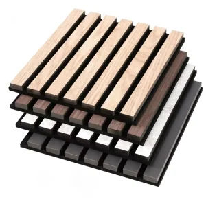 Modern Acoustic Panel Soundproof Waterproof Fireproof Smoke Proof Moisture Proof Anti Static MDF Material Bedroom Entertainment