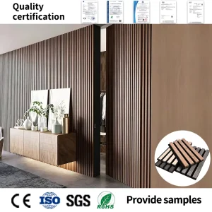 Modern Acoustic Panels for Music Studios Hotels Living Rooms Soundproofing with High Frequency Absorption
