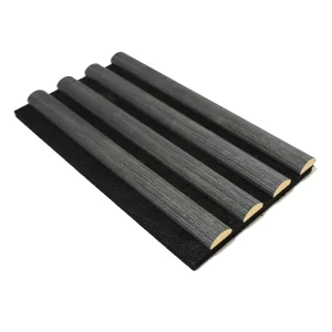 Modern Acoustic Weatherproof WPC Wooden Foam Wall Ceiling Panels NRC 1.0 Highly Effective Sound Absorption for Apartment Hotel