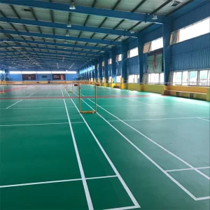 Modern Anti Slip Adhesive PVC Vinyl Flooring for Badminton Court Indoor Use