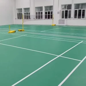 Modern Anti Slip Adhesive PVC Vinyl Flooring for Badminton Court Indoor Use