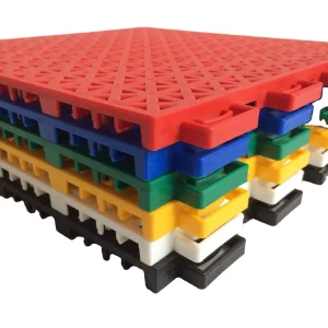 Modern Anti Slip Wear Resistant PP Materials Futsal Court Outdoor Playground Interlocking Rubber Gym Flooring